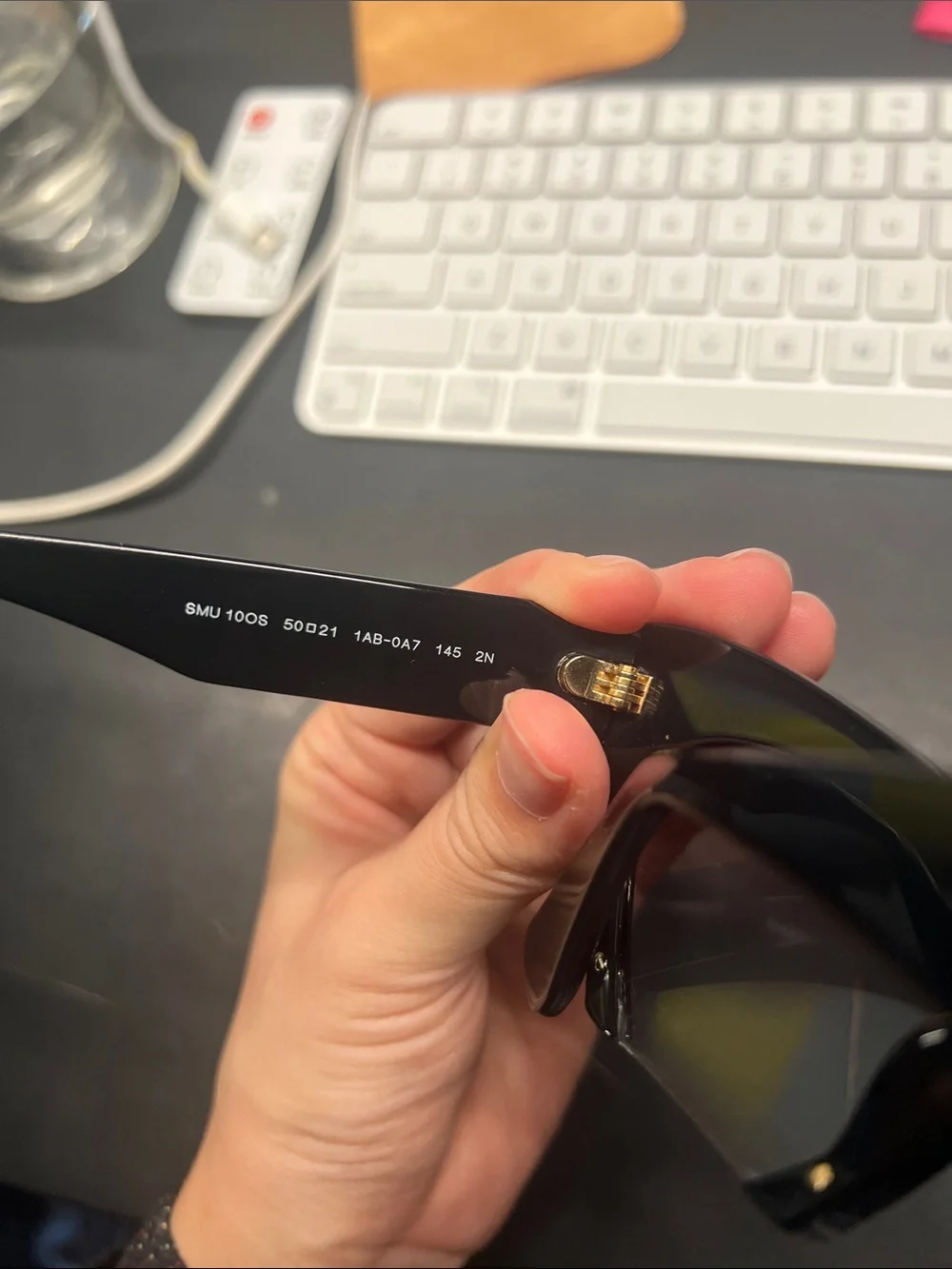 Miu Miu Black Cat-Eye Sunglasses with Gradient Lenses